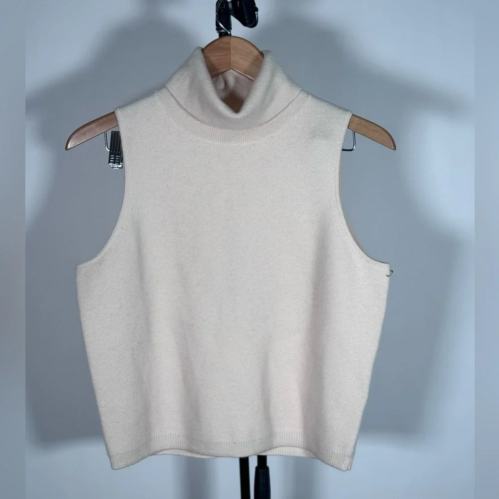New JCrew Cashmere mockneck sweater shell
